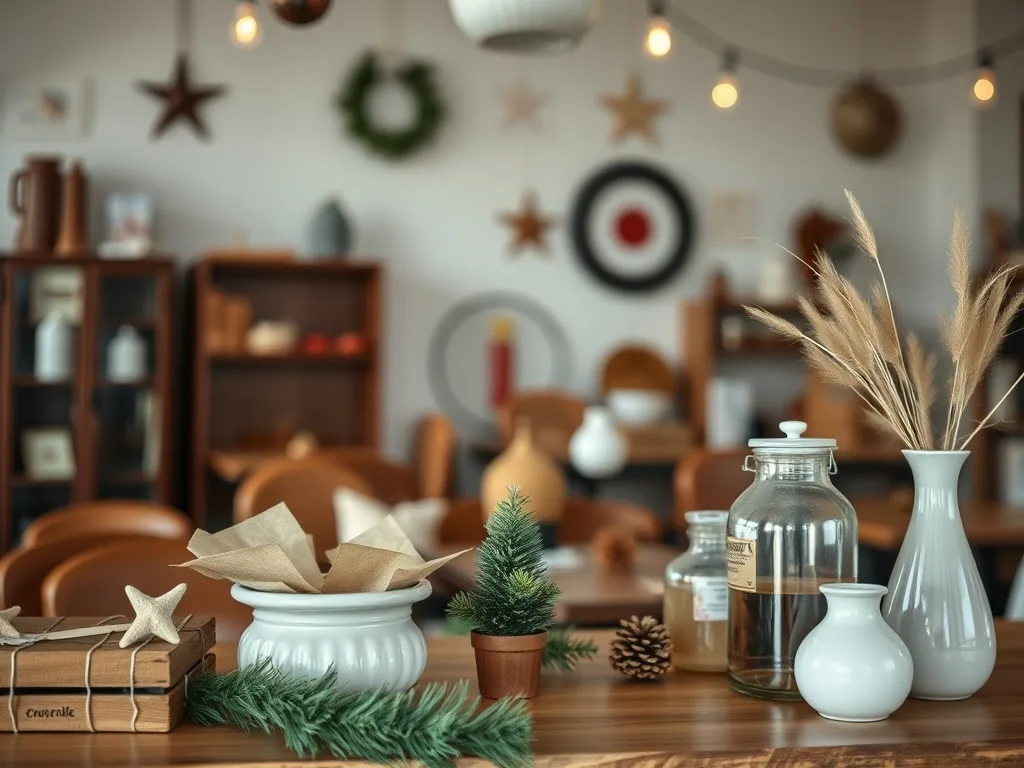 Décoration de Noël professionnelle dans un hall d'entreprise, sapin blanc élégant orné de boules dorées et guirlandes